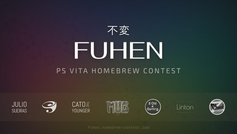 Contest splashscreen with sponsors' logos